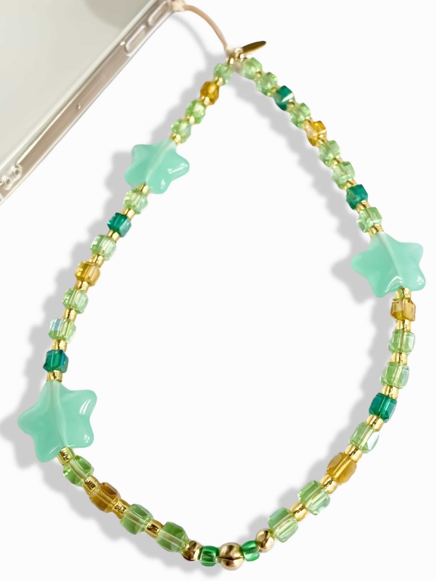 星と魔法の森 スマホストラップ(蓄光)