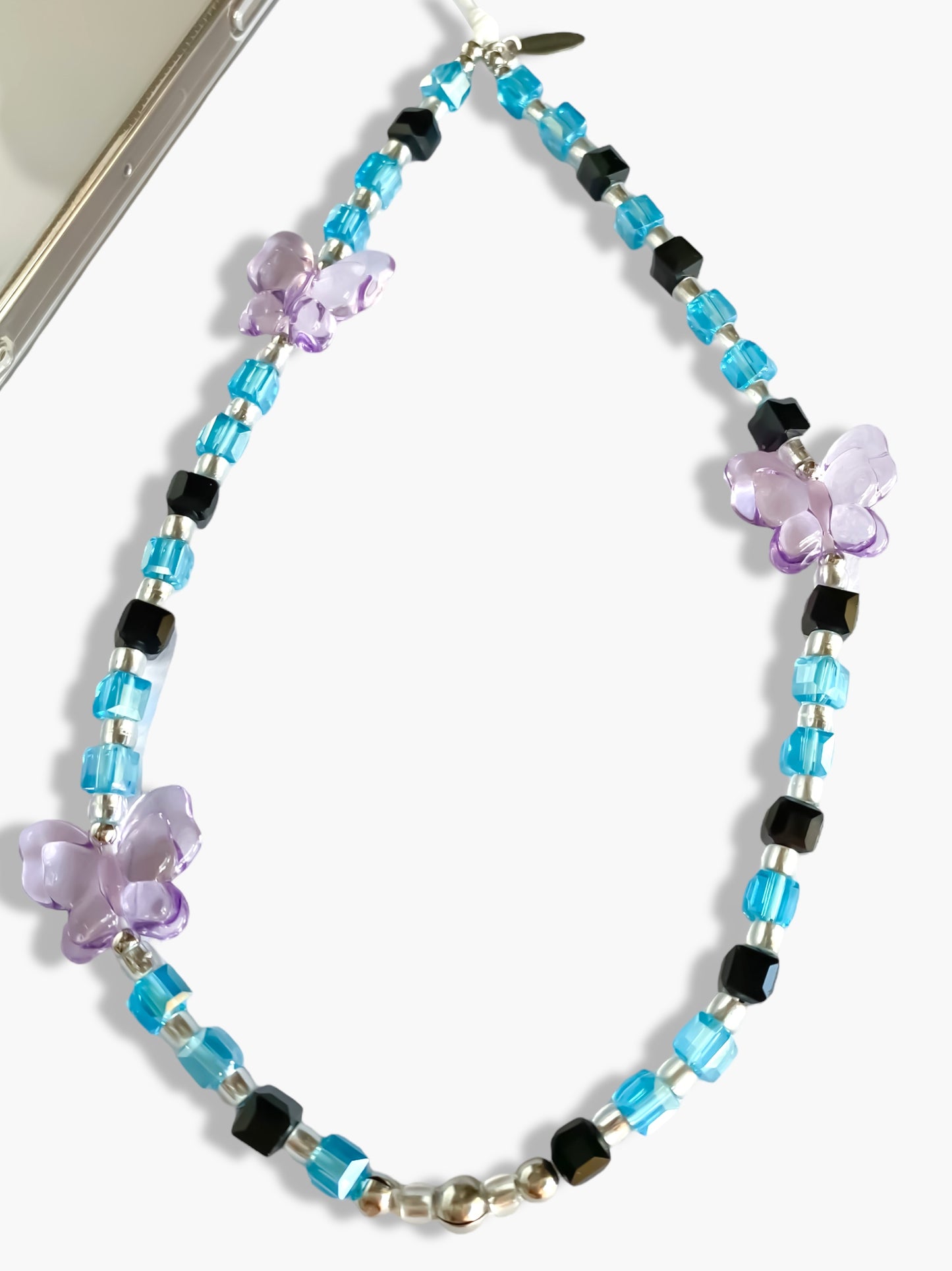 pop star butterfly phone strap