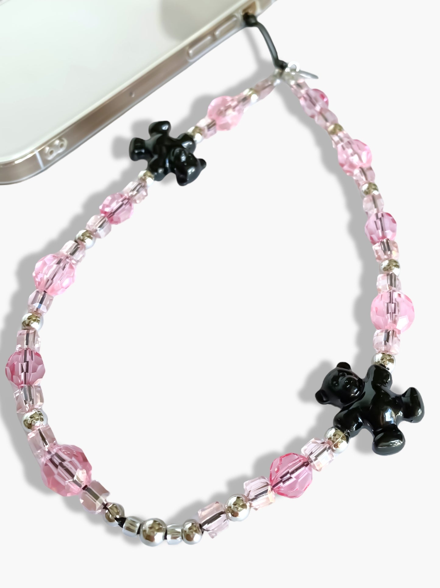 原宿テディ スマホストラップ