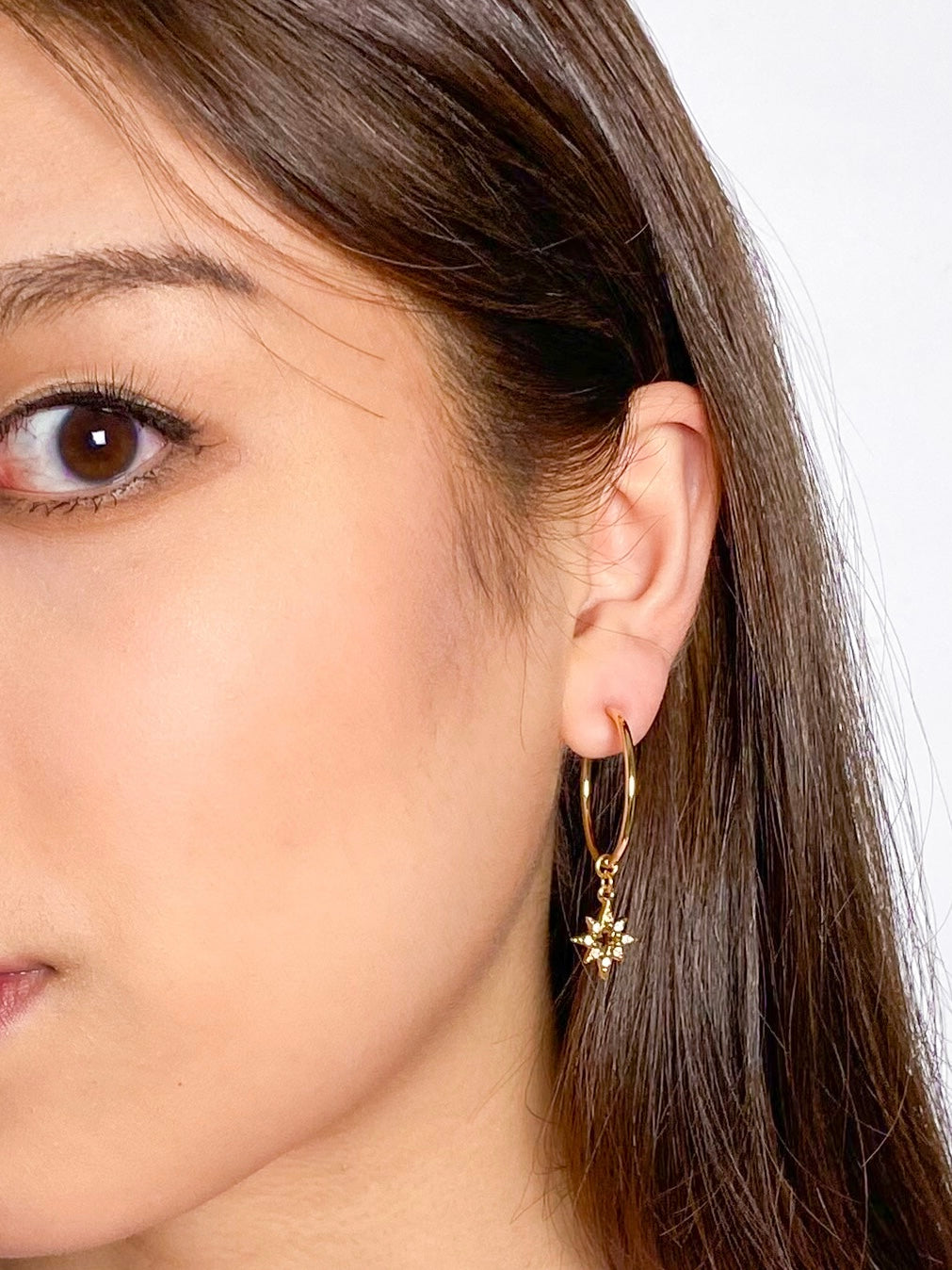 sparkly night clip earrings