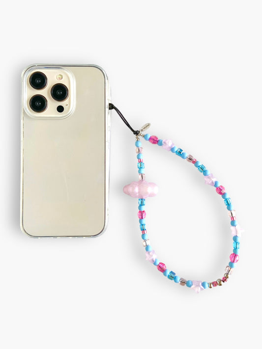 cotton candy phone strap